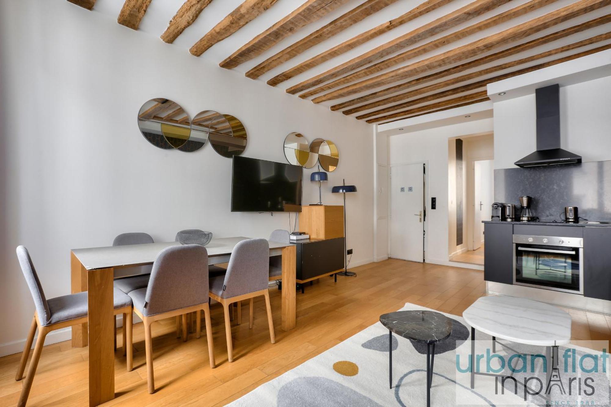 Urban Flat 96 - 1 Bedroom Aboukir Appartement Parijs