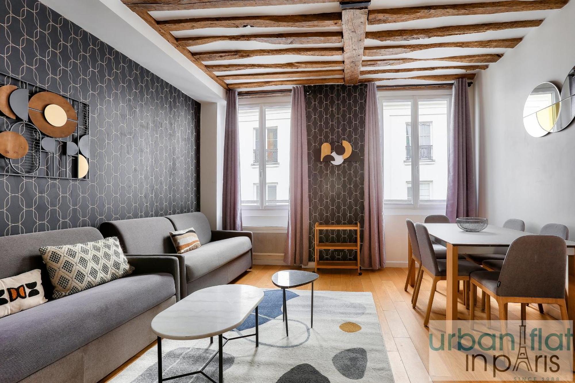 Appartement Urban Flat 96 - 1 Bedroom Aboukir Parijs