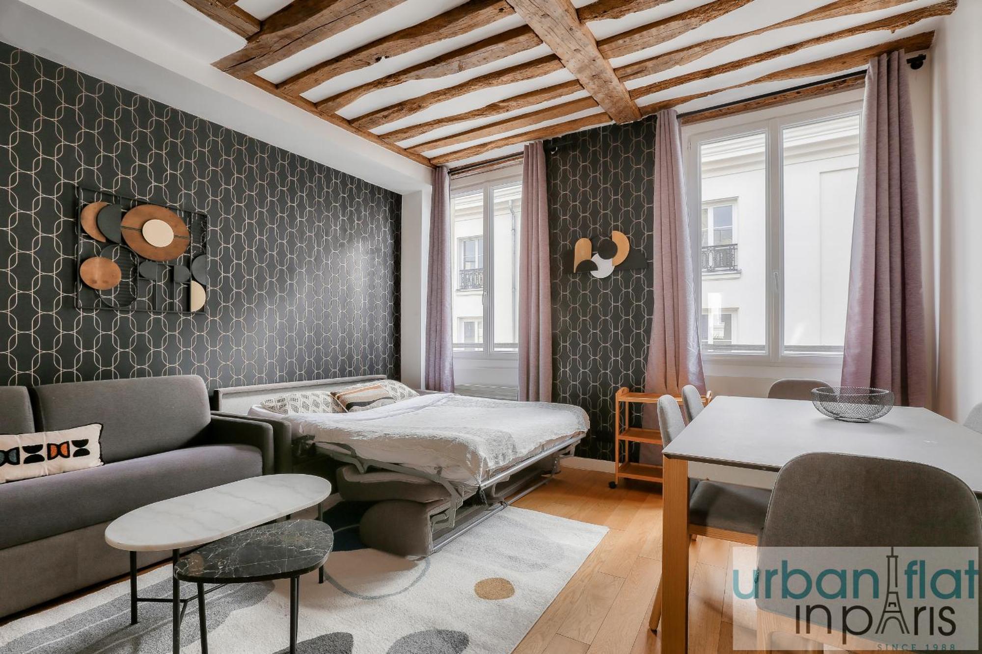 Urban Flat 96 - 1 Bedroom Aboukir Appartement Parijs